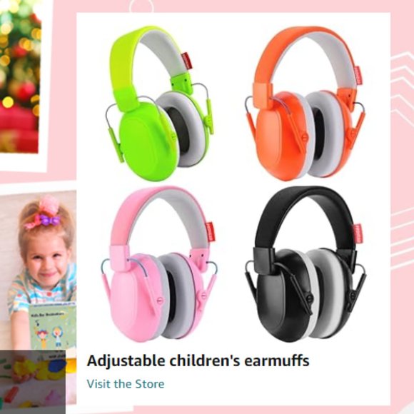 Kids Noise Reduction Earmuffs - Ear Protection / Noise Cancelling Headphones - Picture 10 of 11